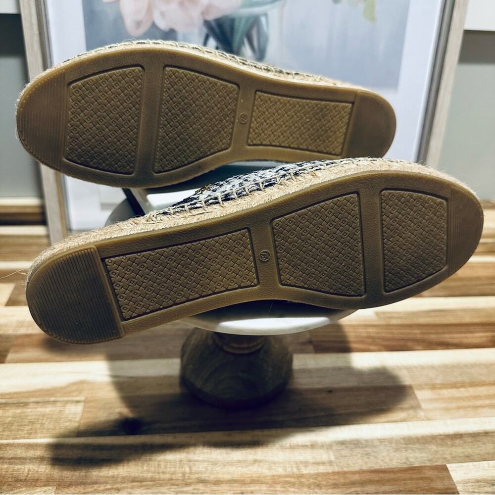 Tory Burch Max Espadrille Slide, Diamond Roccia Print, Snakeskin, Size 7.5, IOB - Picture 13 of 16